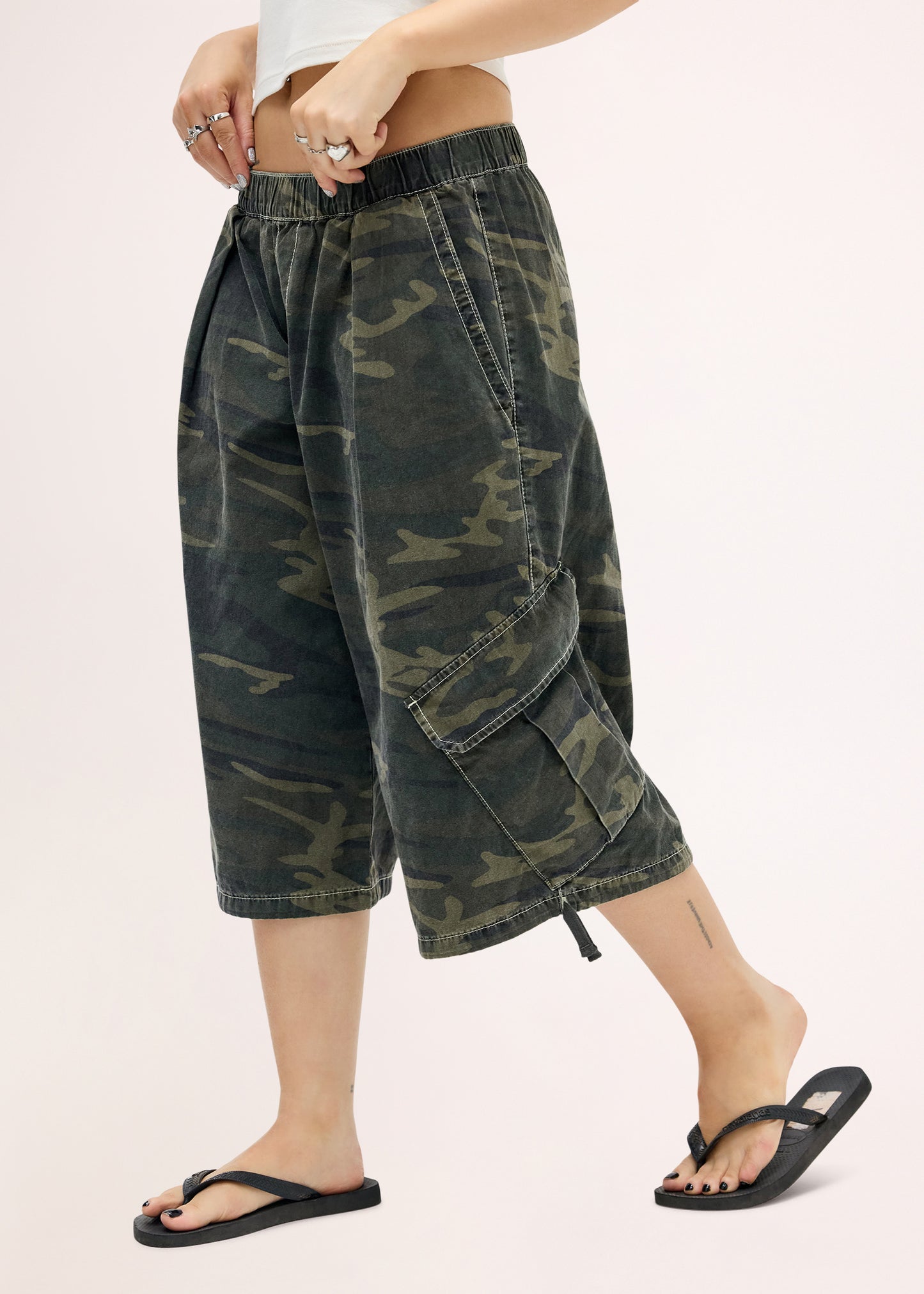 BDG Dallas Camo Crop Trousers