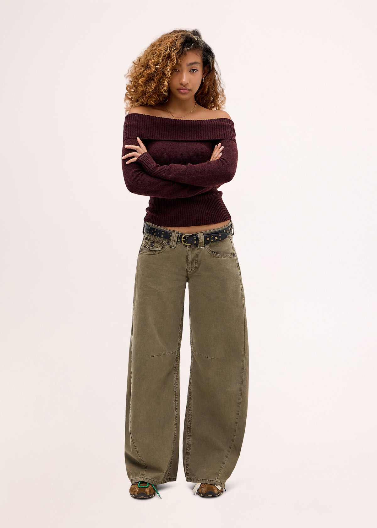 BDG Kayla Cocoon Jeans KHAKI