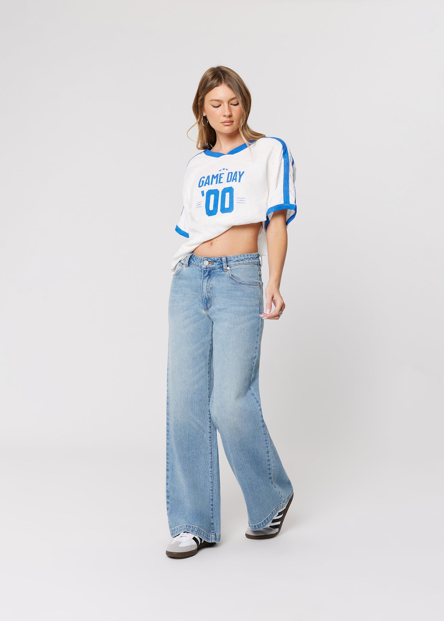 95 Mid & Wide Denim Jeans Stevie