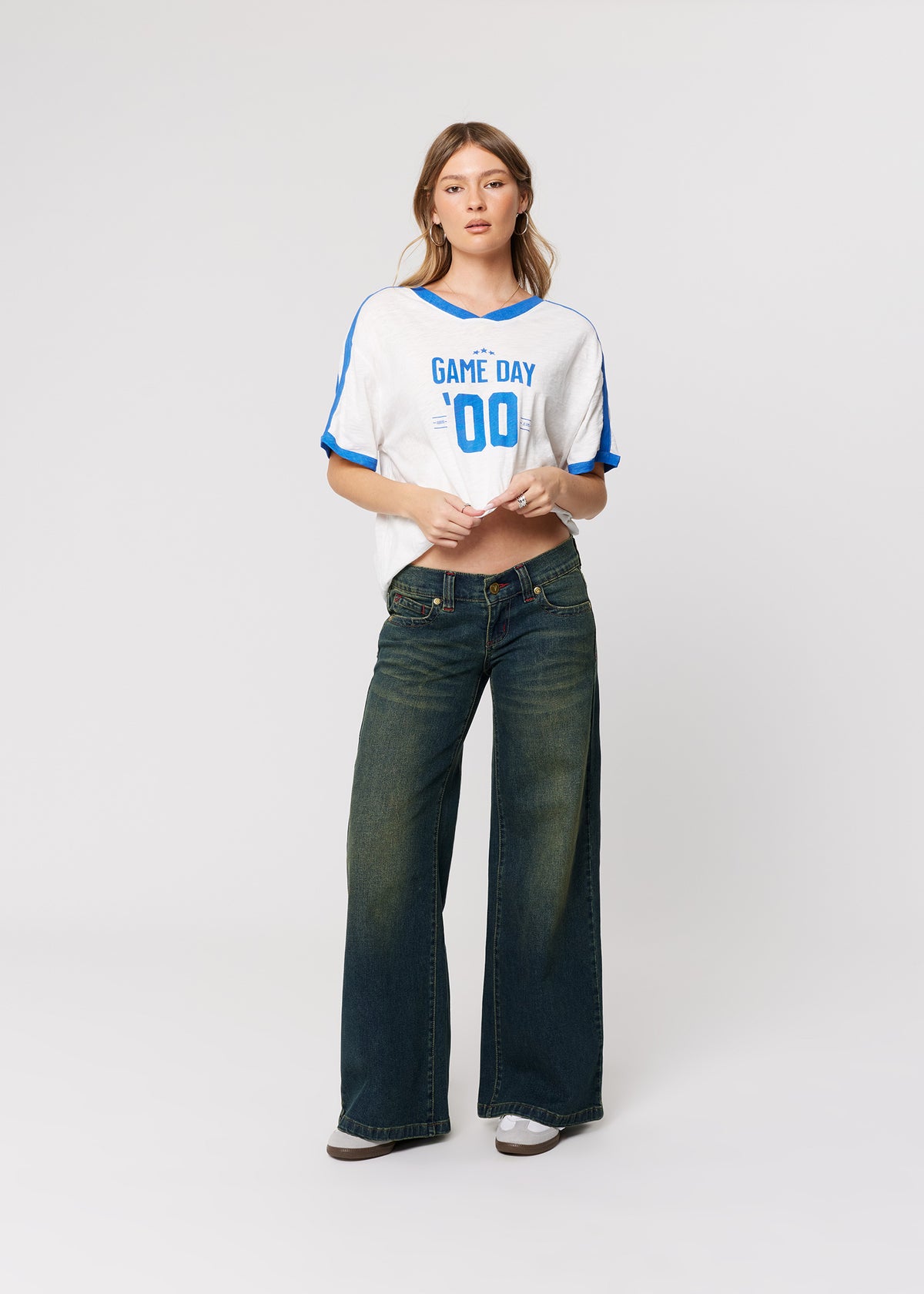 00 Super Low Wide Denim Jeans RILEY