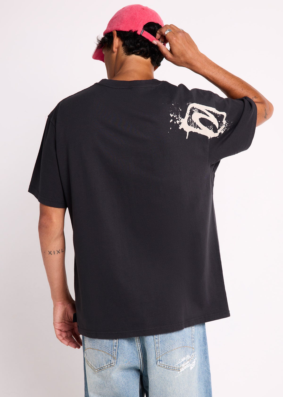 Inner Visions Loose T-Shirt WASHED BLACK