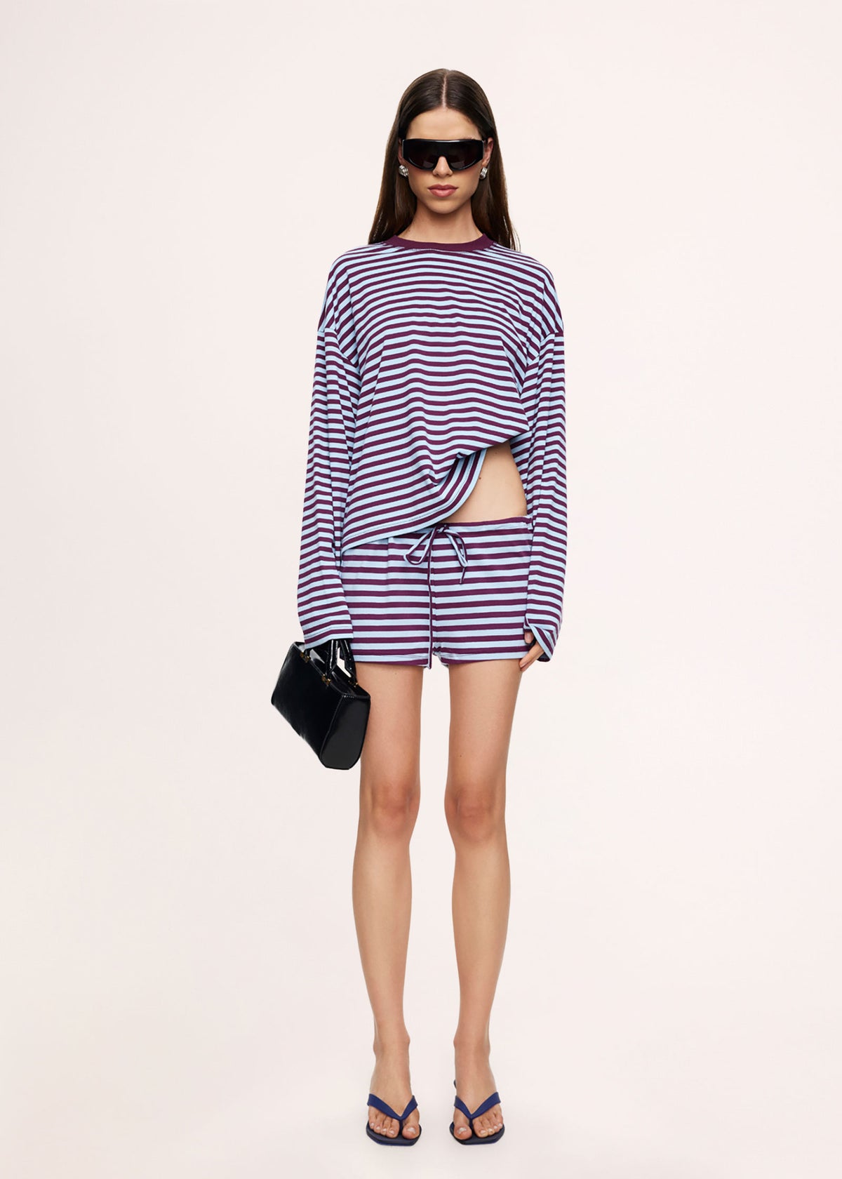 Kourt Bloomers EGGPLANT SEA STRIPE