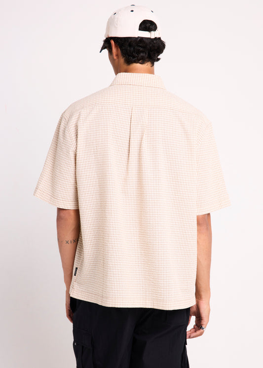 Hobart  Short Sleeve Shirt TAN