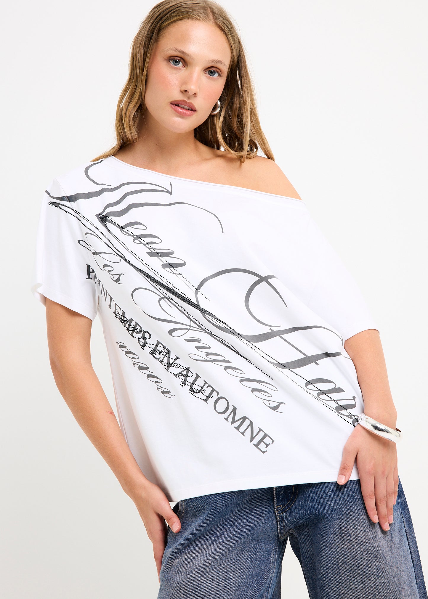 Sakura One Shoulder Top