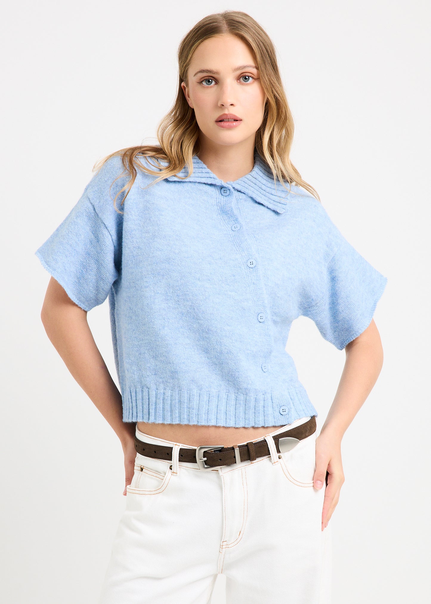 Sofia Asymm Knit Cardi