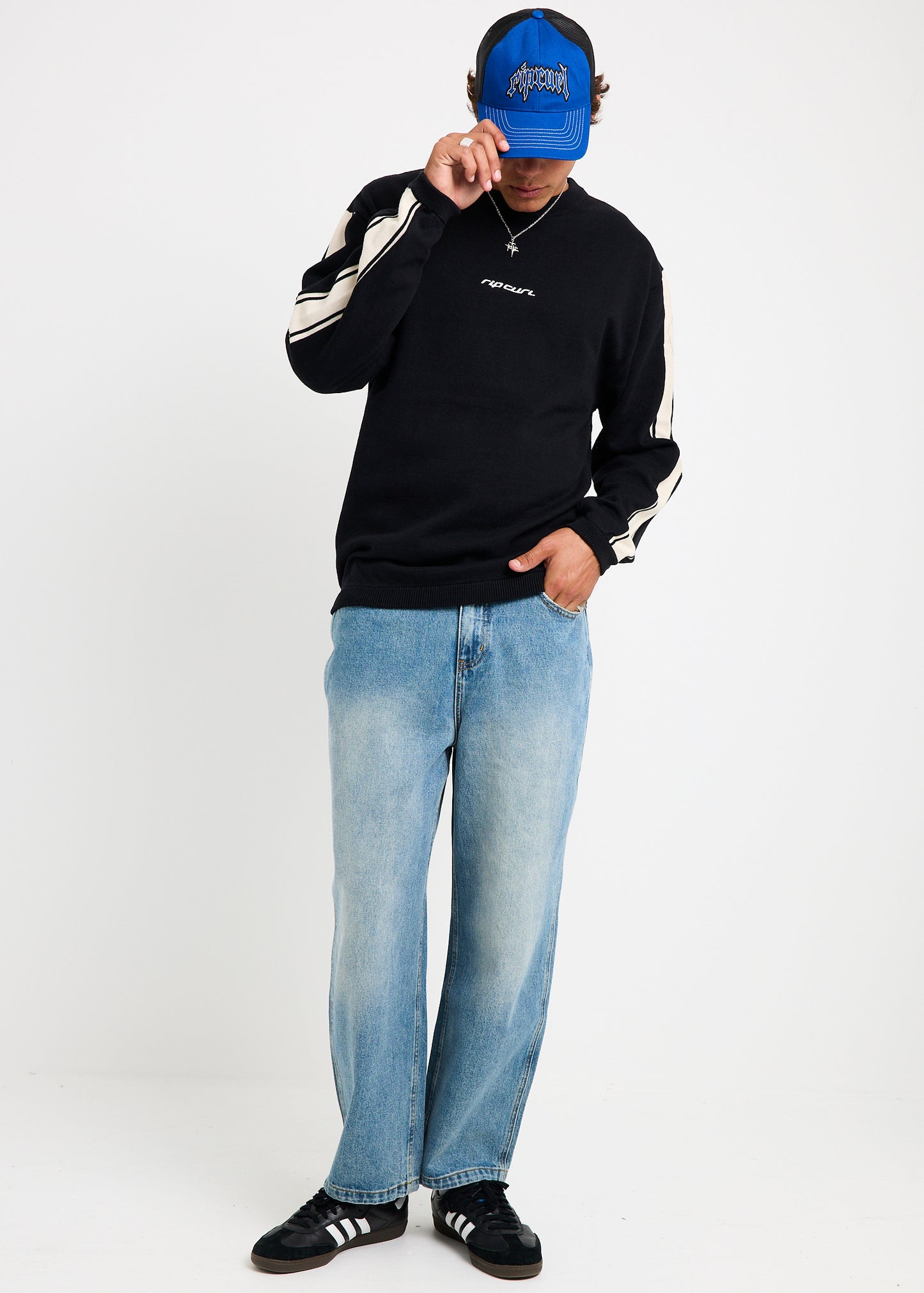 Inner Visions Stripe Knit Crew Shirt