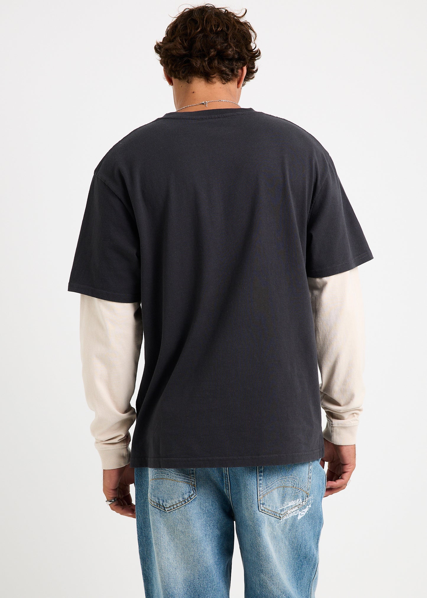 Inner Visions Smashed Long Sleeve Loose Shirt