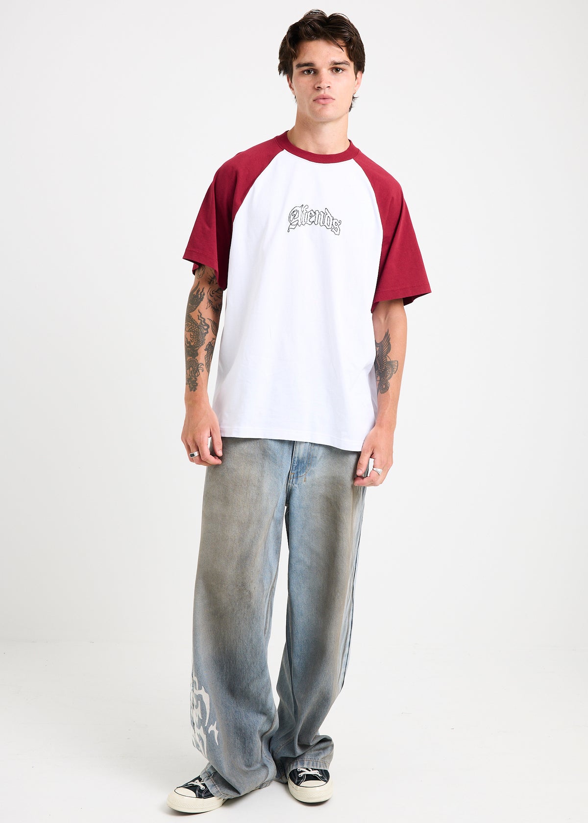 Home Raglan T-Shirt WHITE