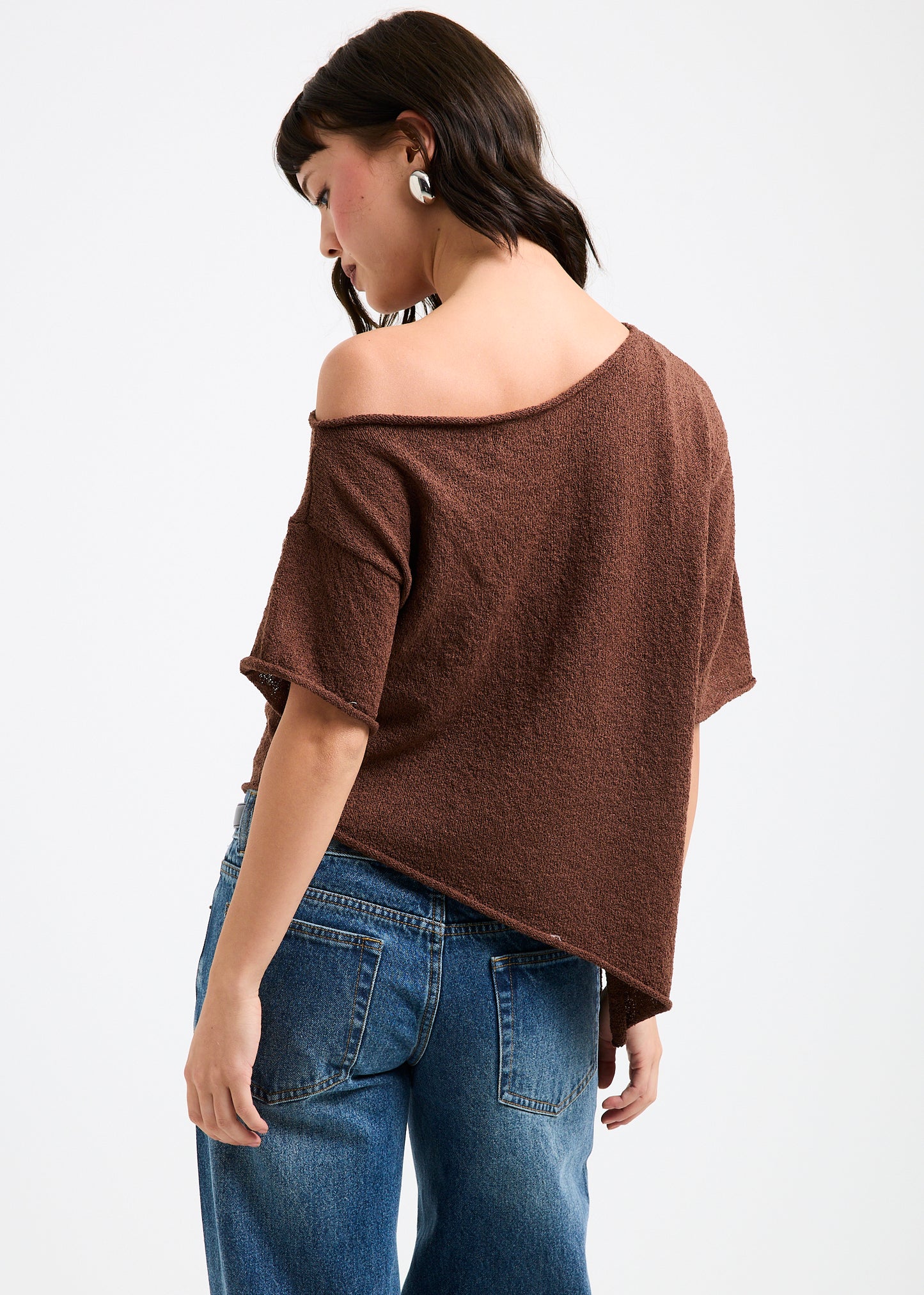 Asymmetric Knit Top