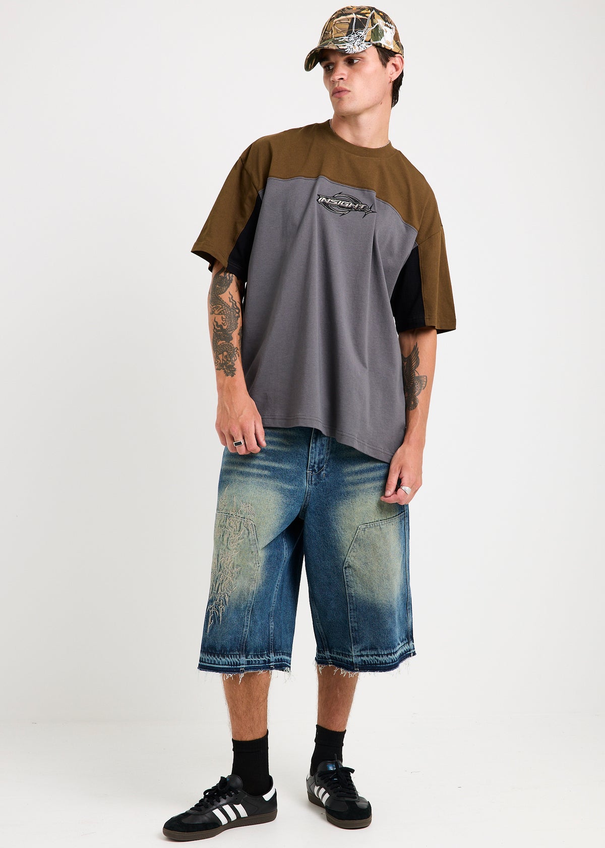 Reloop Carpenter Denim Jort TINTED RUST