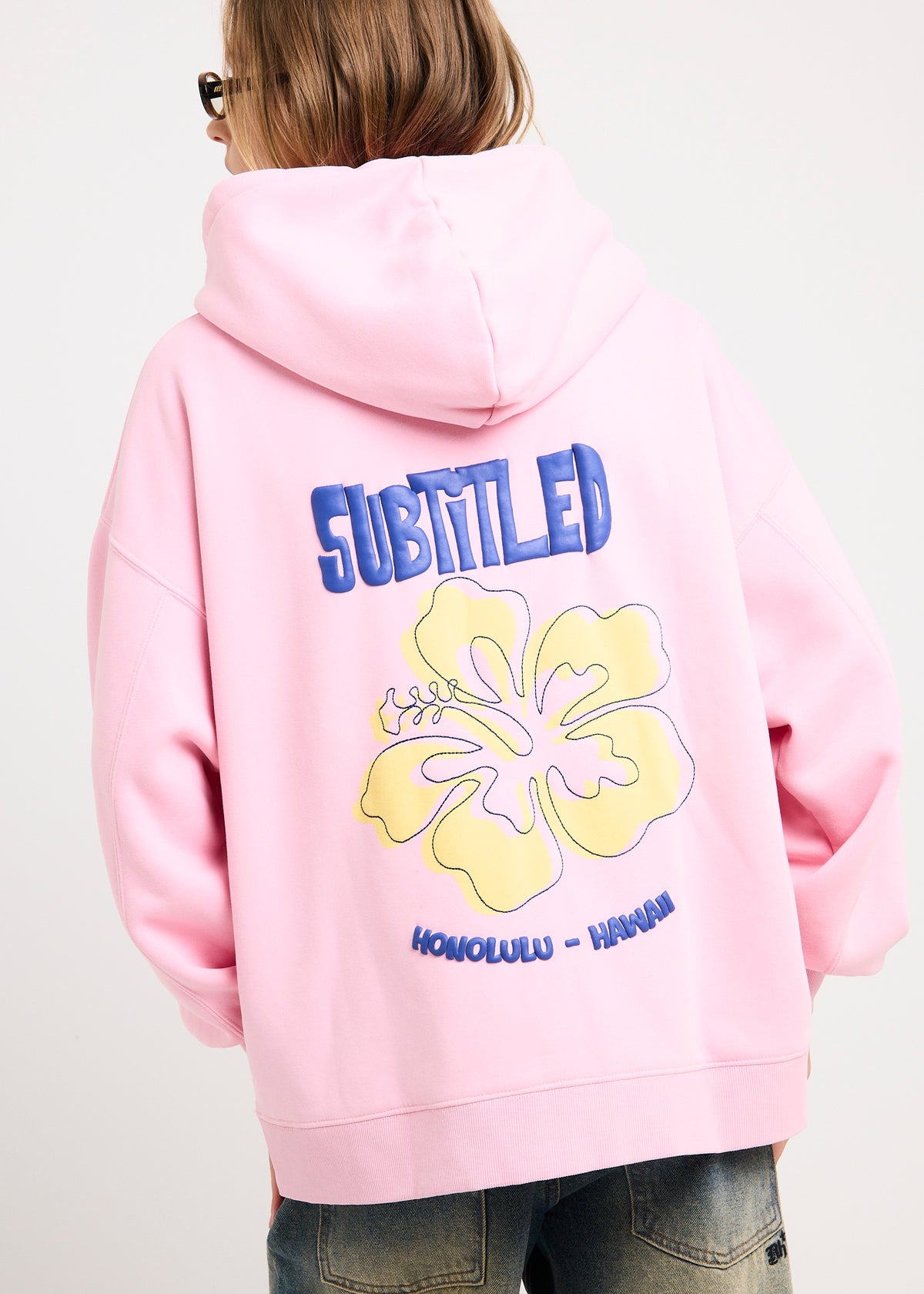 Honolulu Oversized Hoodie PINK