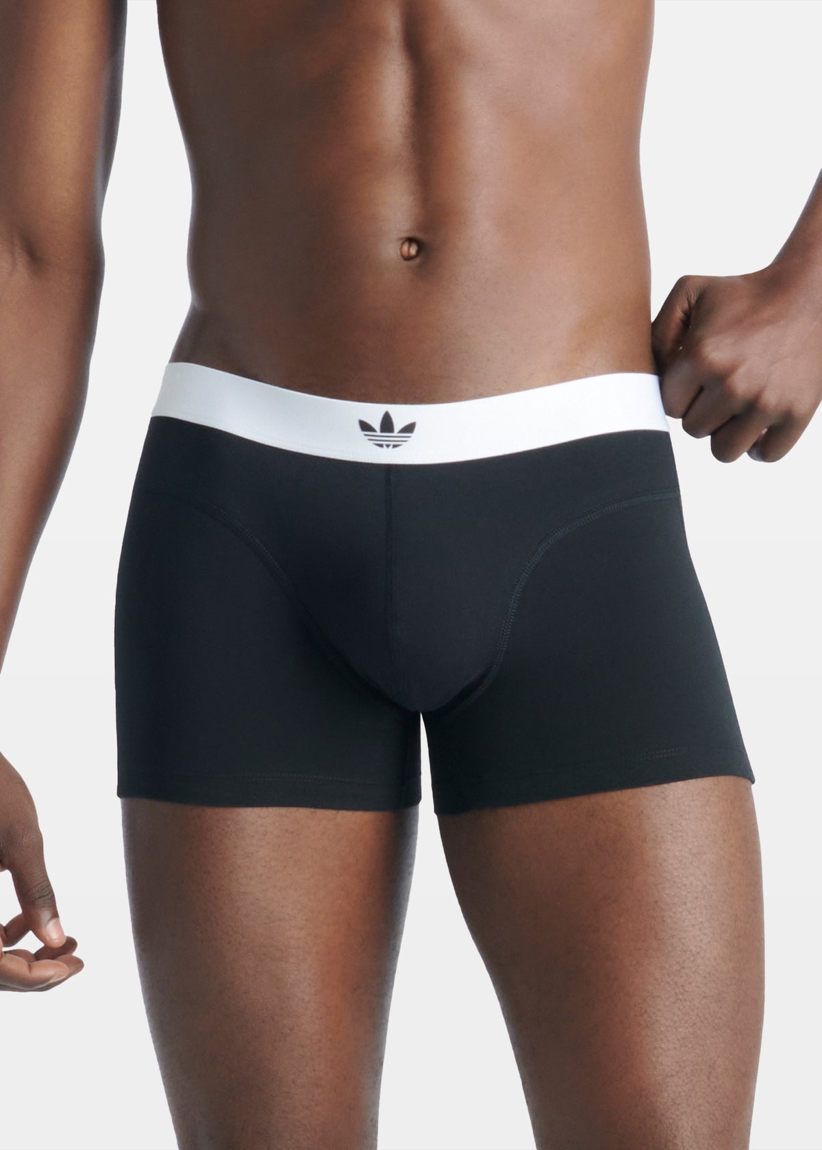 Comfort Flex Cotton Trunk 2 Pairs BLACK