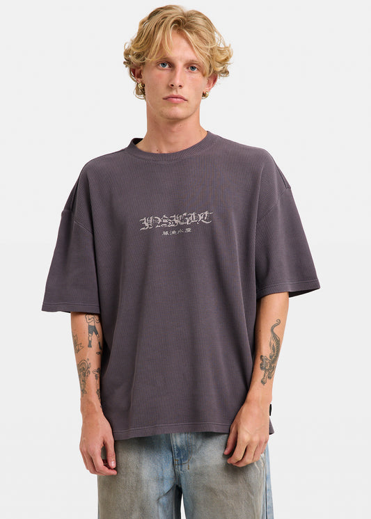 Mystics Short Sleeve Waffle T-Shirt CHARCOAL SPRAY