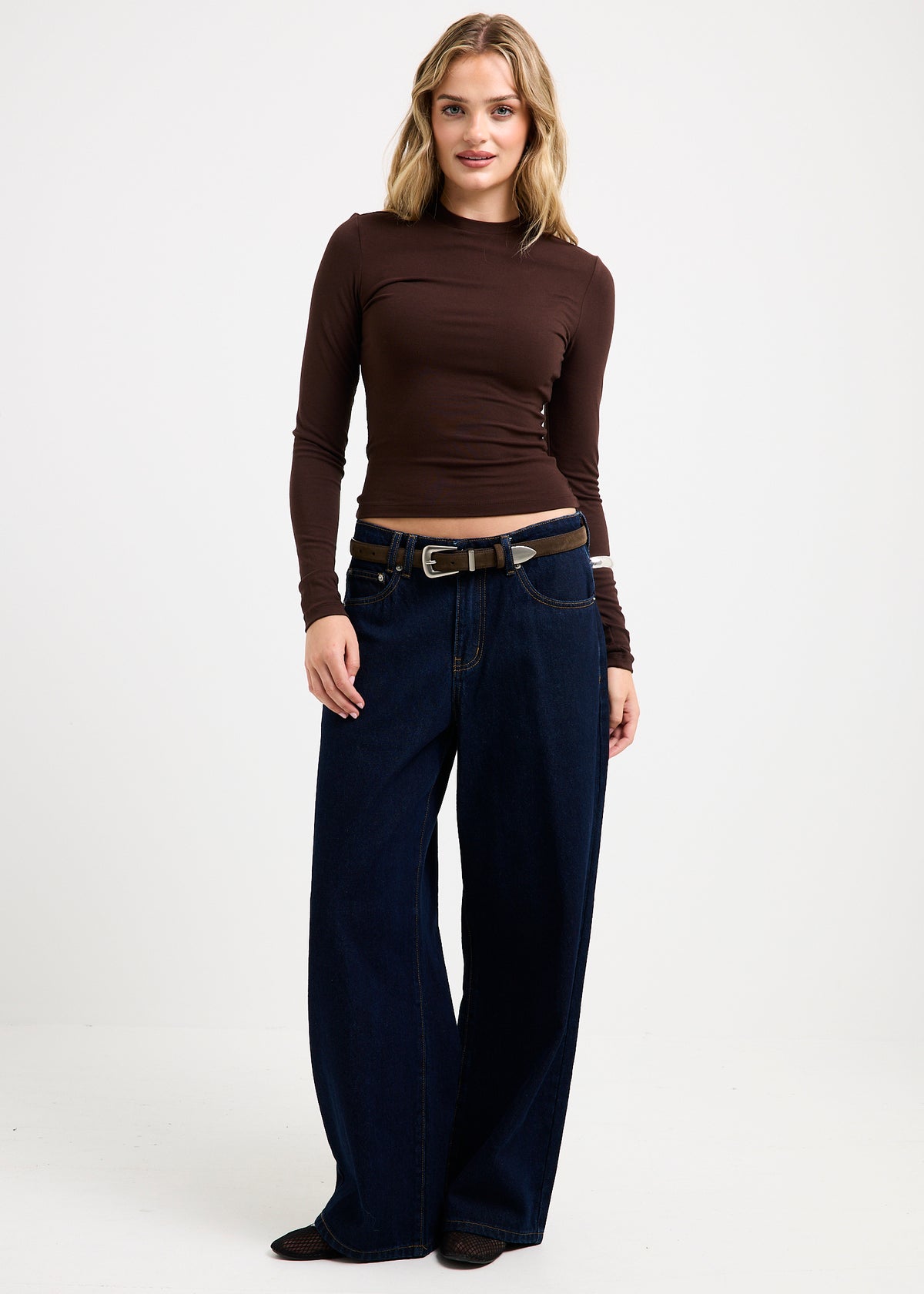 Slimline Long Sleeve DEEP CHOC