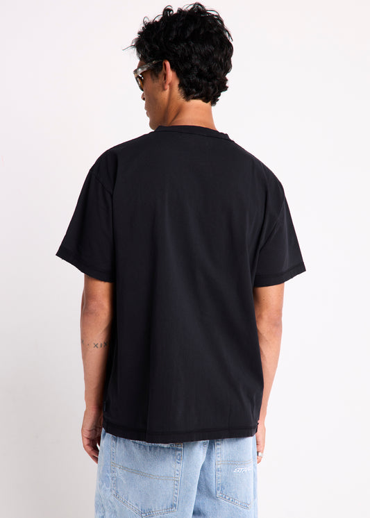 Shell Times Boxy T-Shirt STONE BLACK