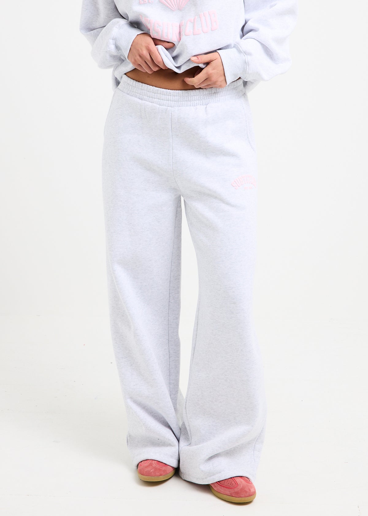 Manola Toggle Fleece Pants ECRU MARLE
