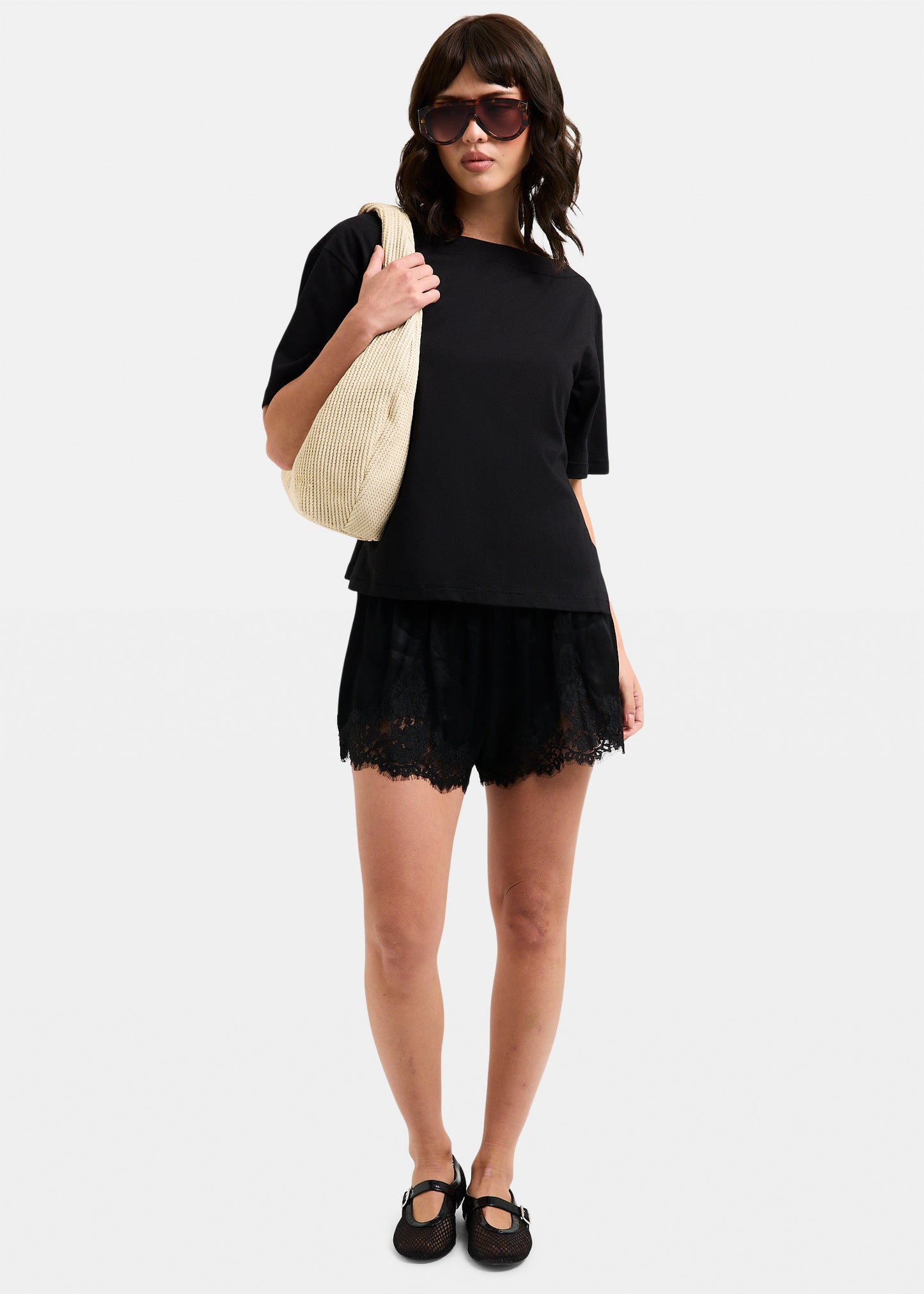 Joy Lace Mini Shorts