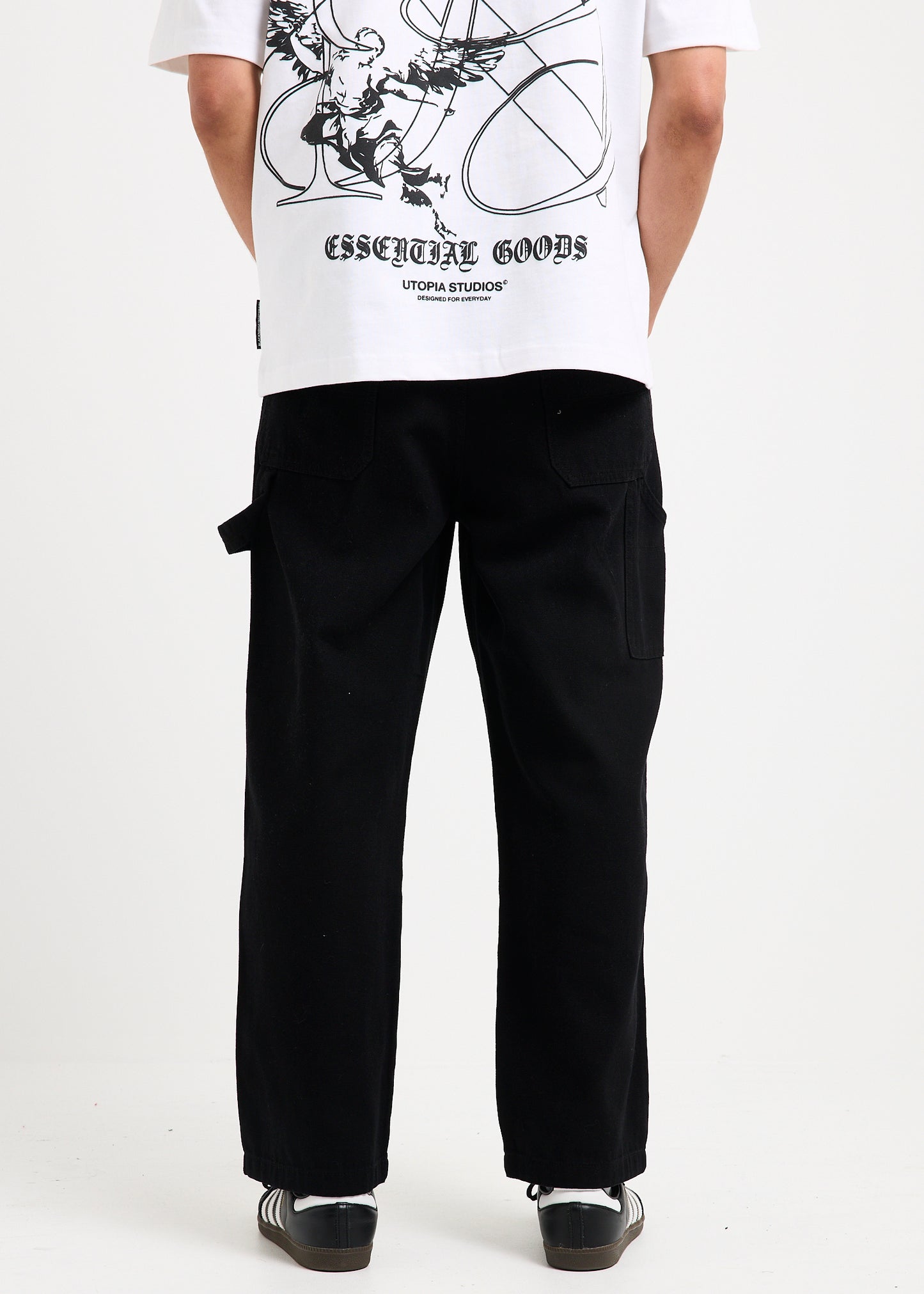 Cursive Carpenter Pants