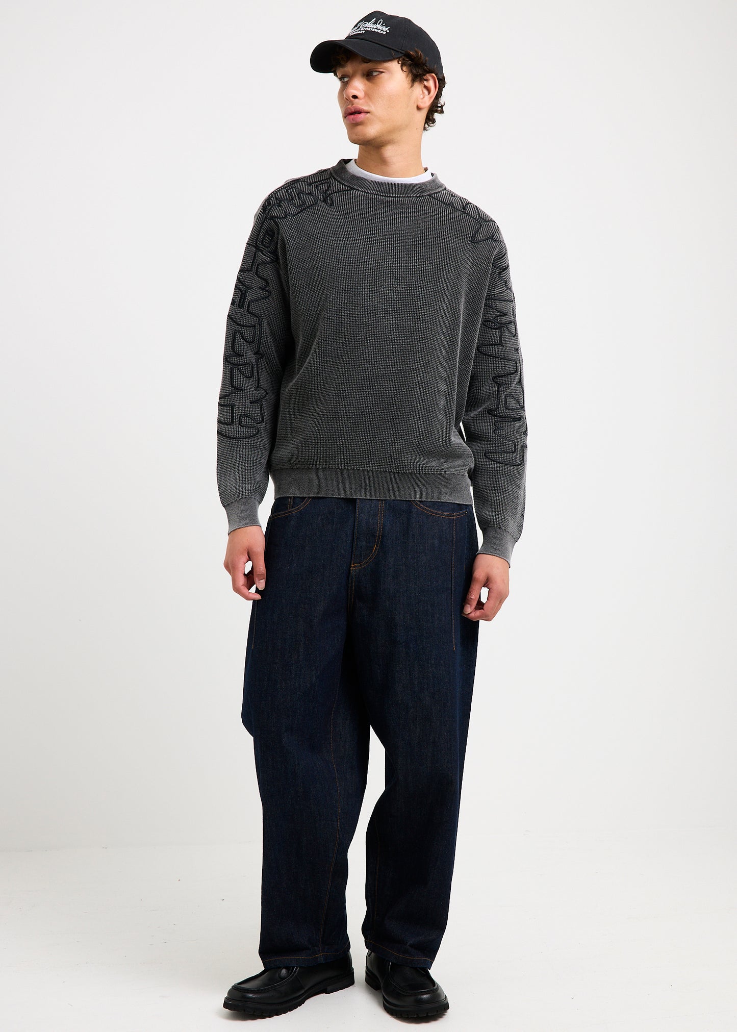 Scrawl Waffle Knit Jumper