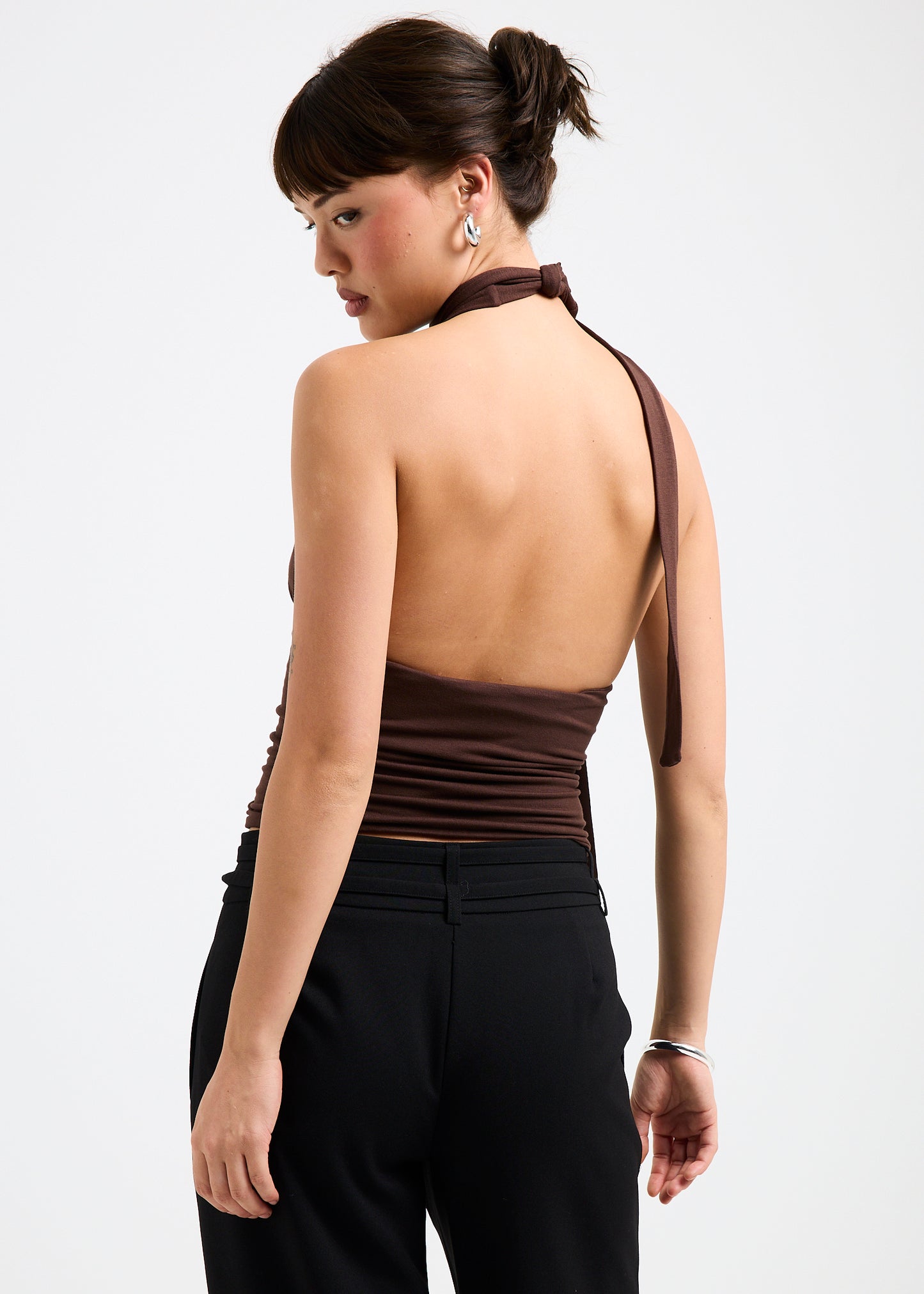 Eloise Halter Scarf Top