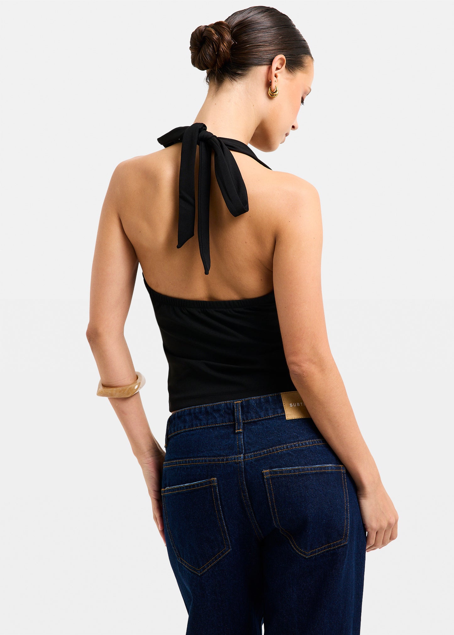 Plunge Halter Top