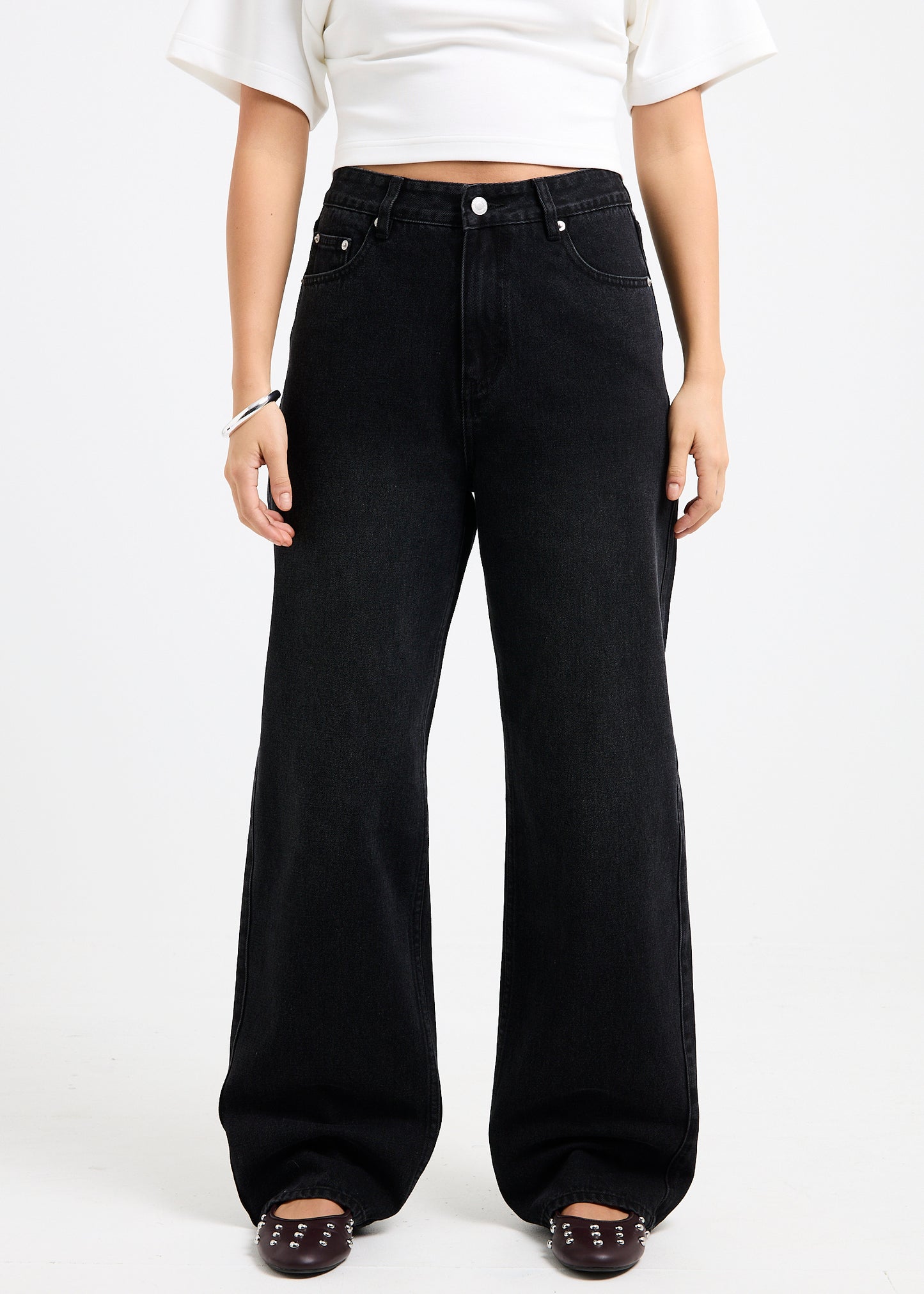 Tayla High Straight Denim Jeans