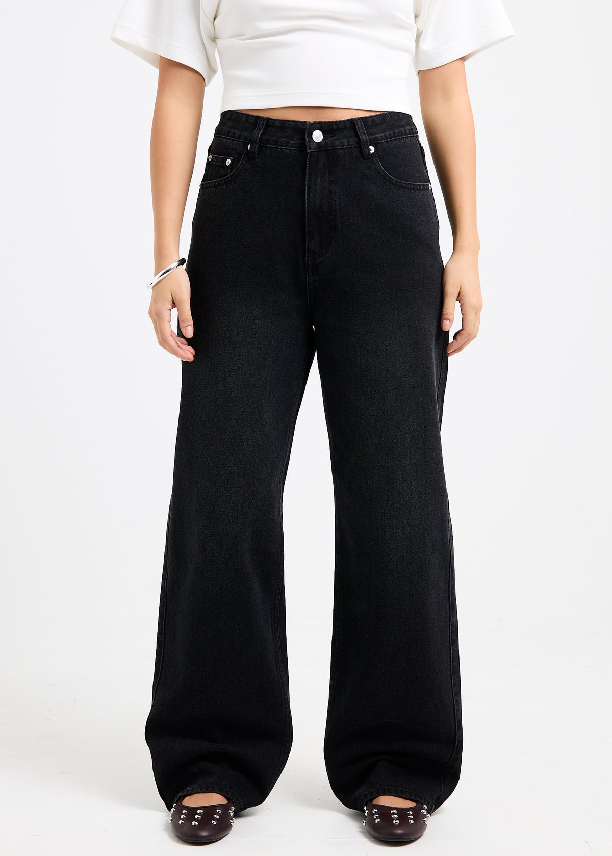 Tayla High Straight Denim Jeans