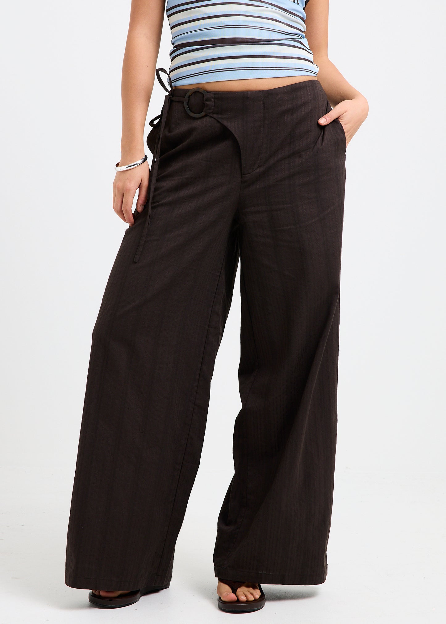 Sydney Wide Pleat Pants