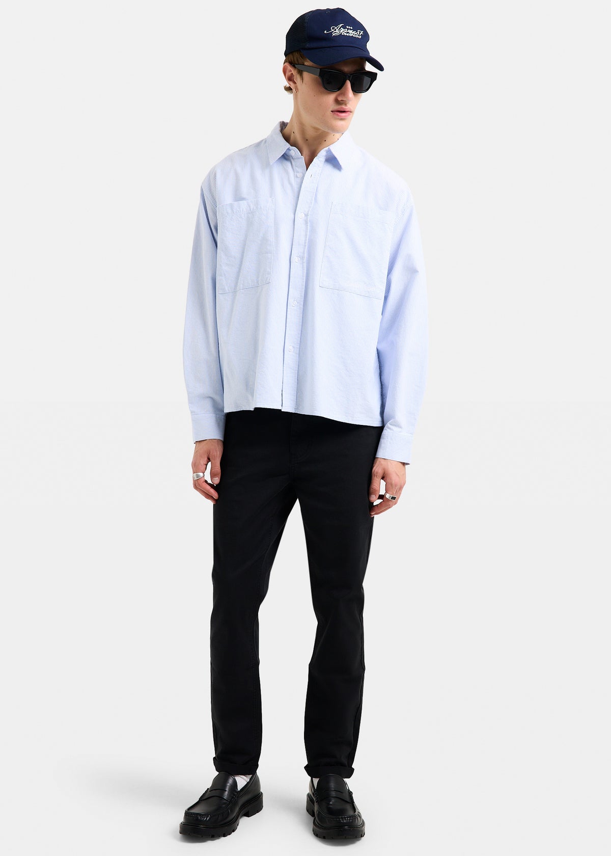 Huntington Long Sleeve Shirt BLUE