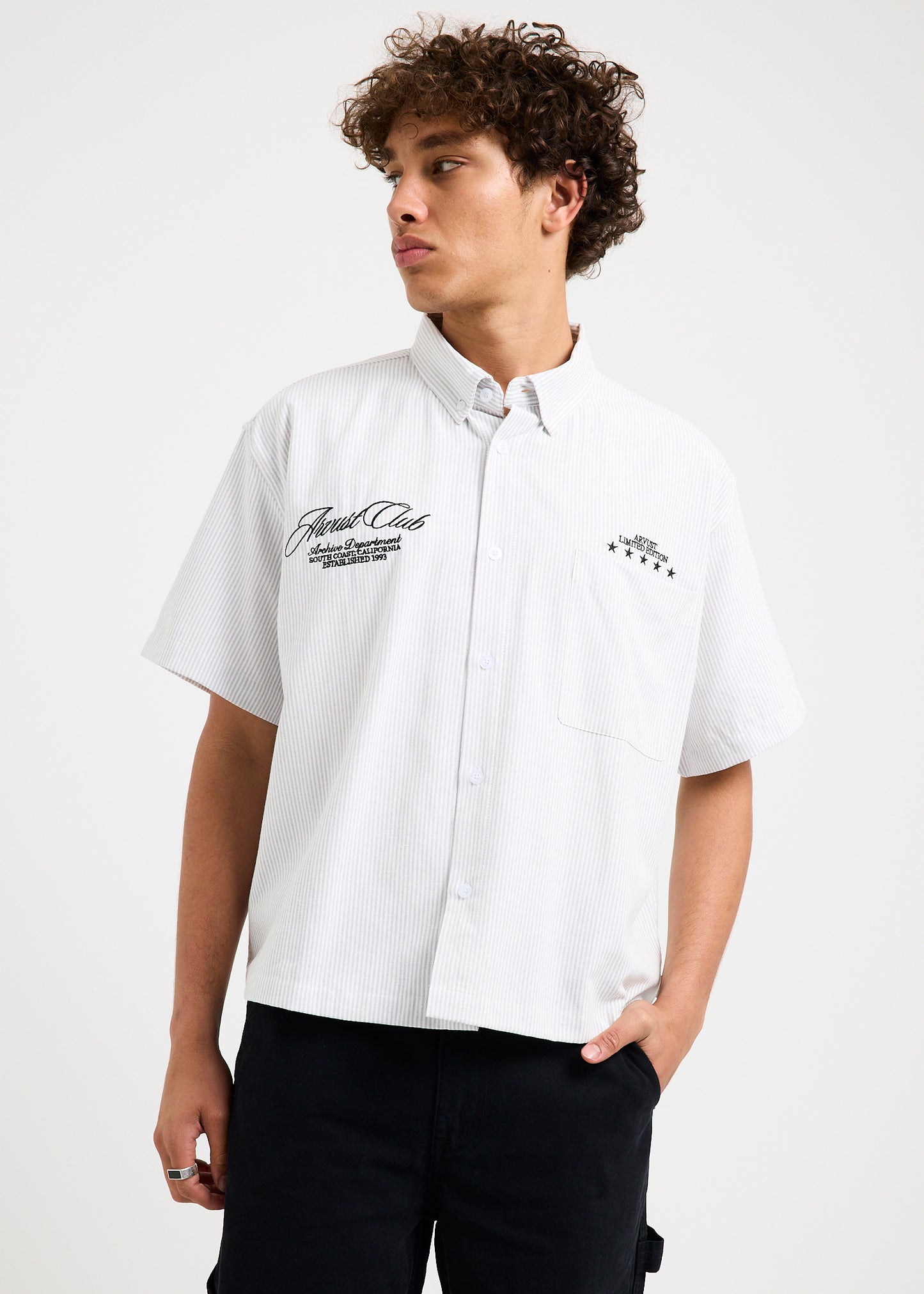 Archive Cropped Short Sleeve Shirt