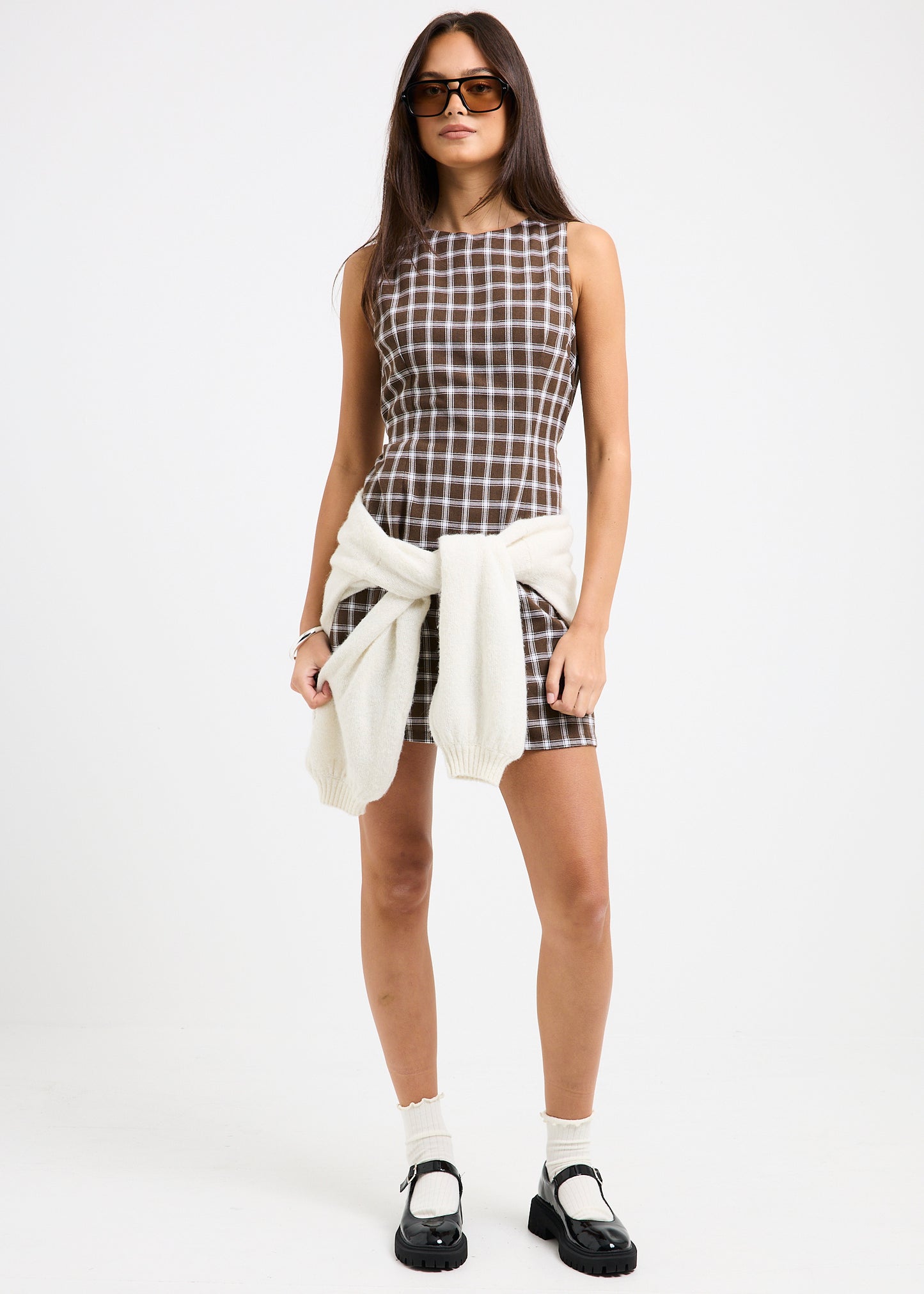 Gabs Plaid Romper