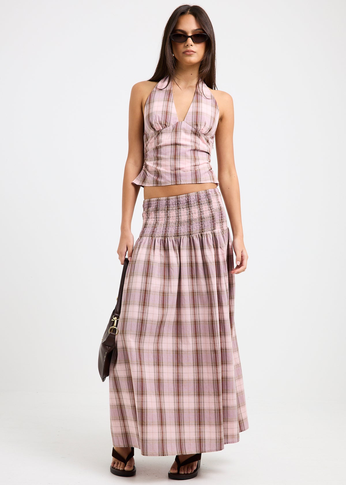 Nani Halter Top PLAID