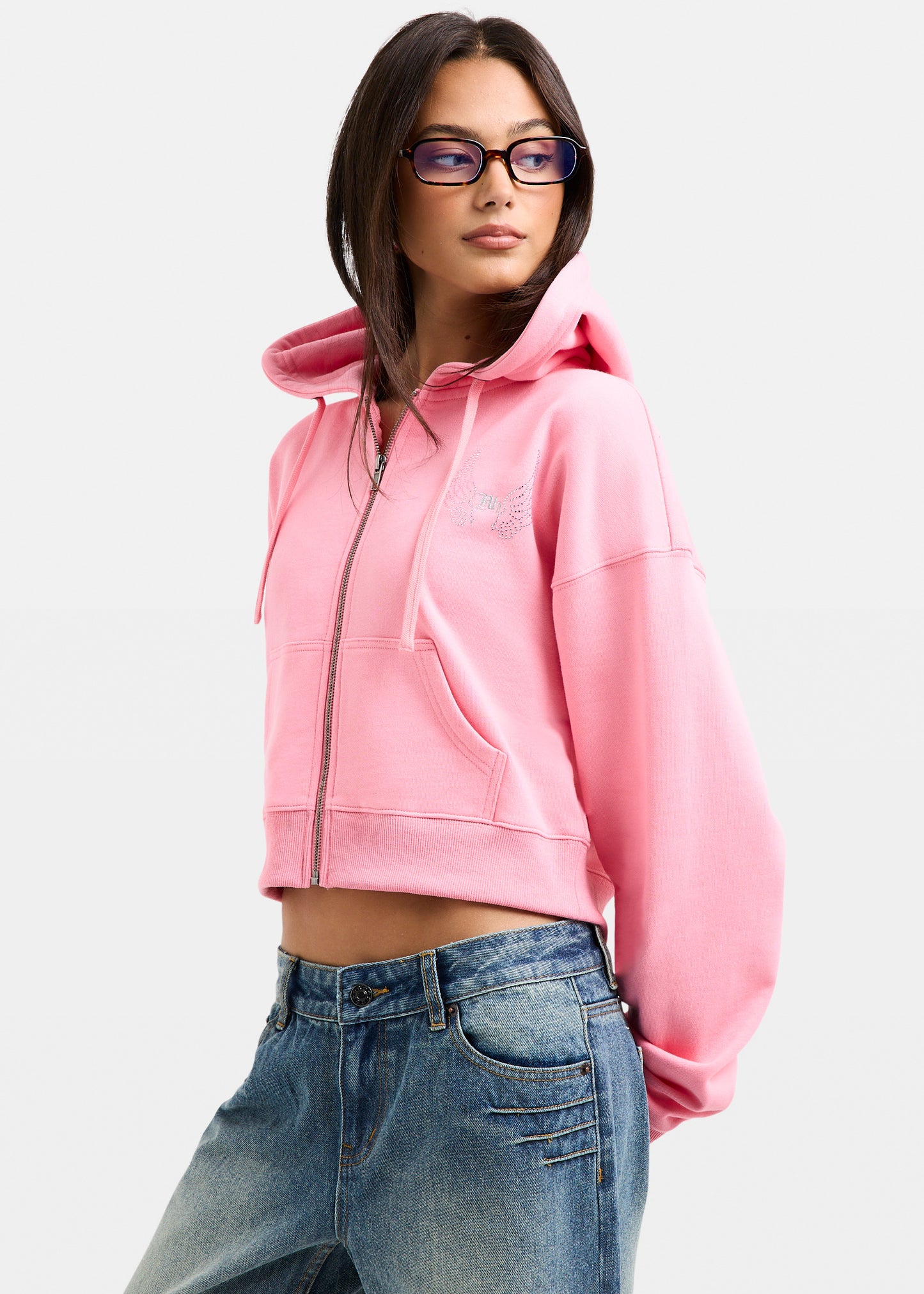 Angel Zip Through Hoodie