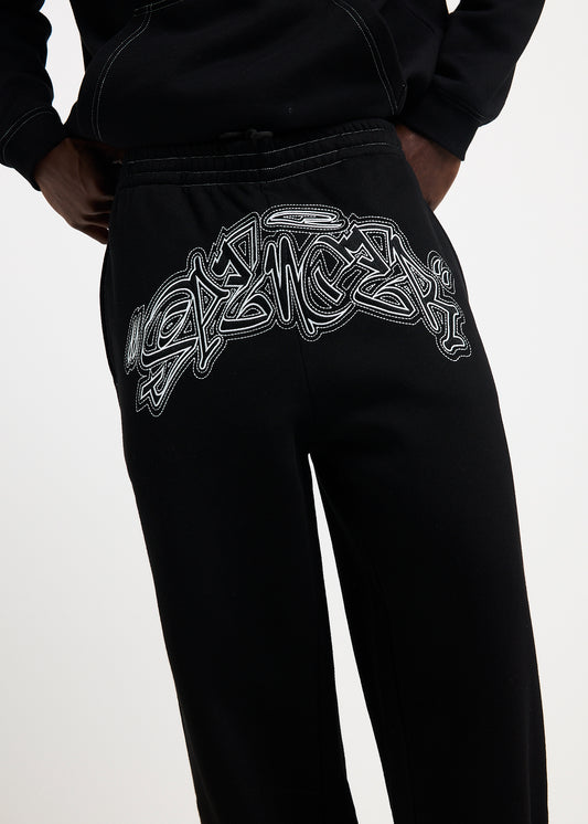 Dome Baggy Track Pants BLACK