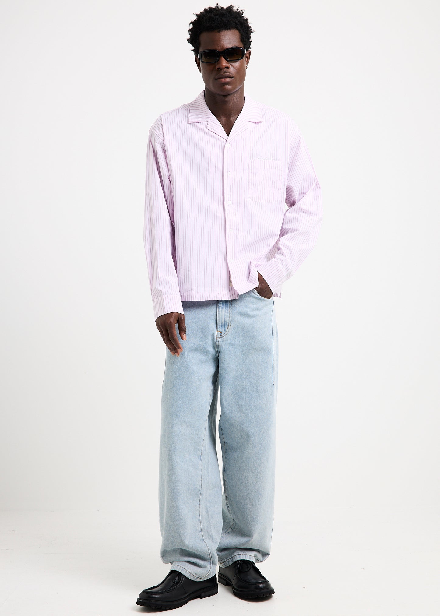 Box Striped Ls Shirt