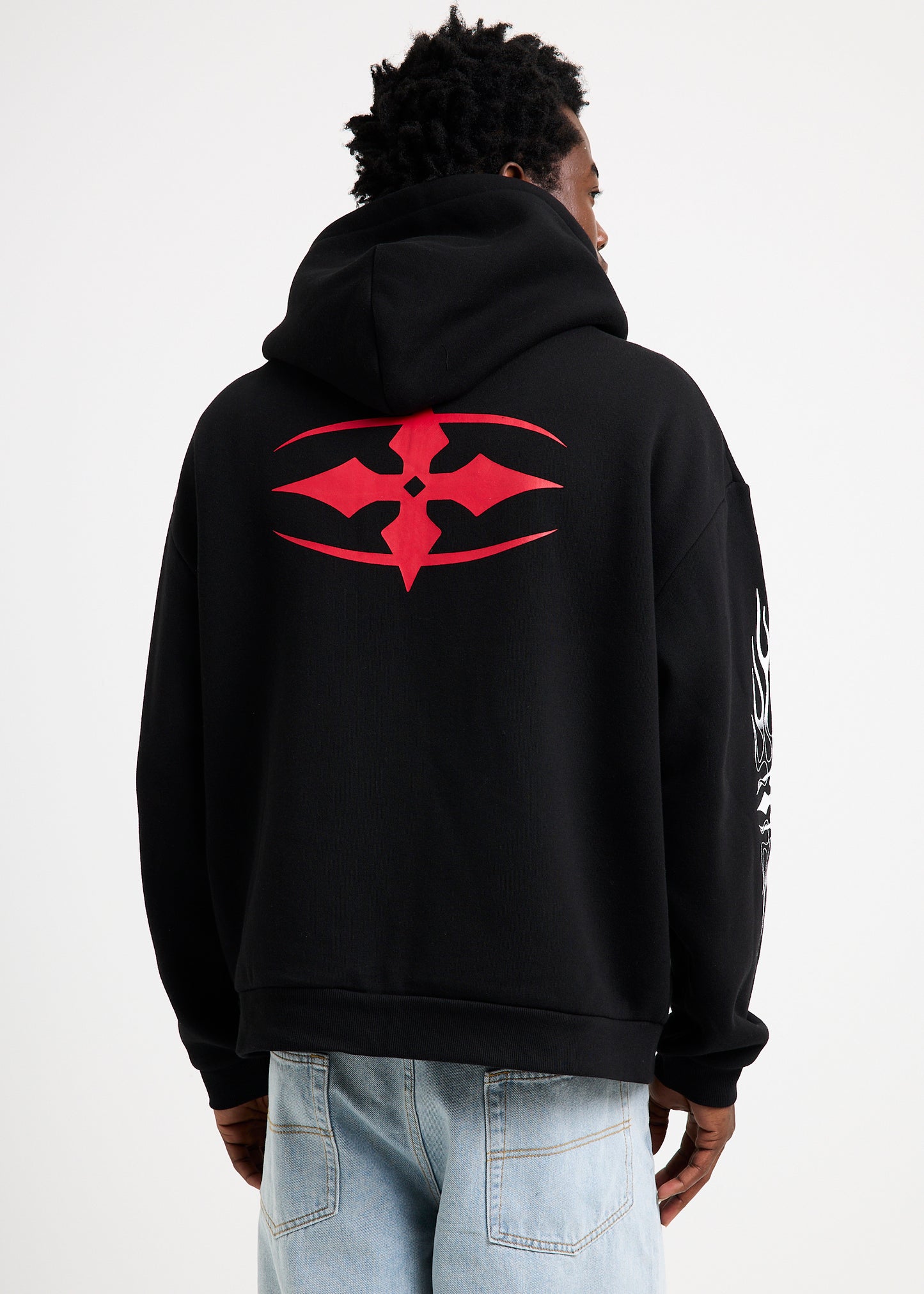 Flame Zip Thru Hoodie