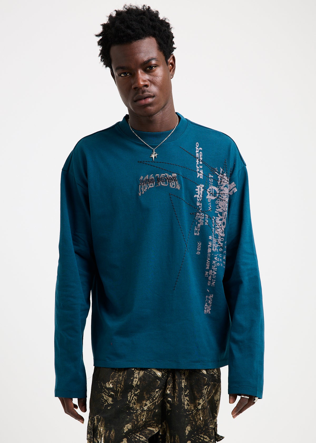 Hotashe Long Sleeve Tee NAVY