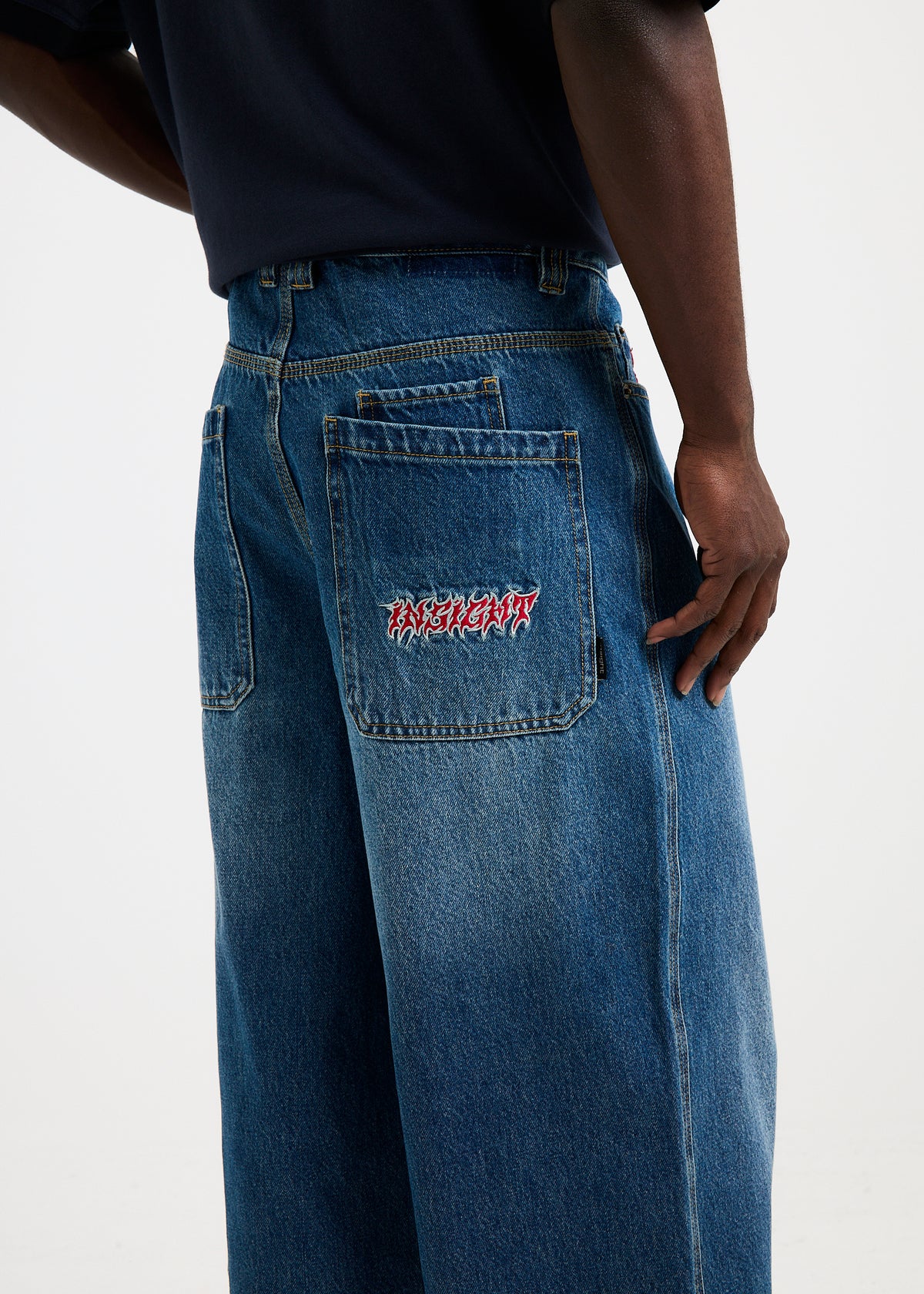 Mortal Denim Jeans Y2K FADE