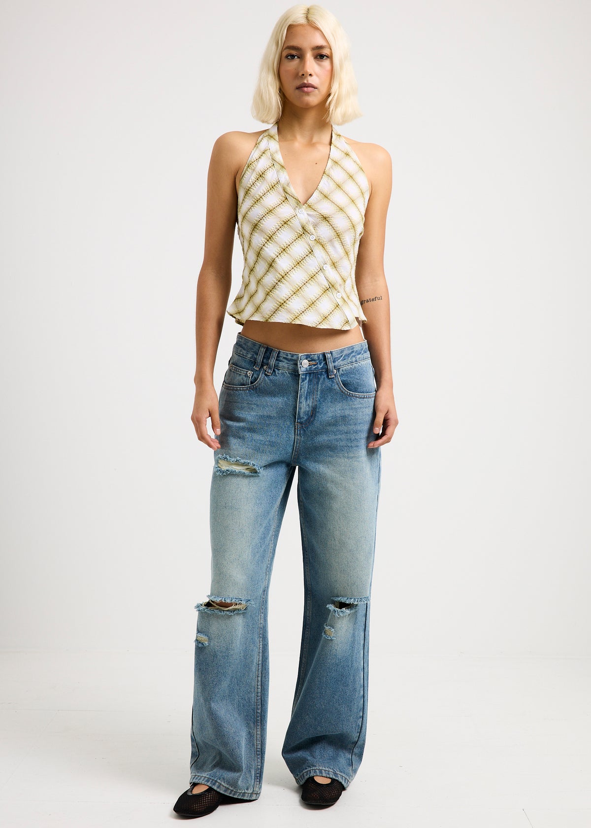 Dina Straight Decon Denim Jeans