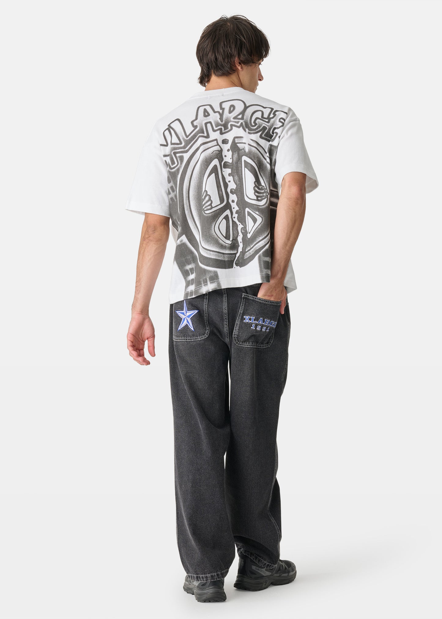 College Star Bull Denim Pants