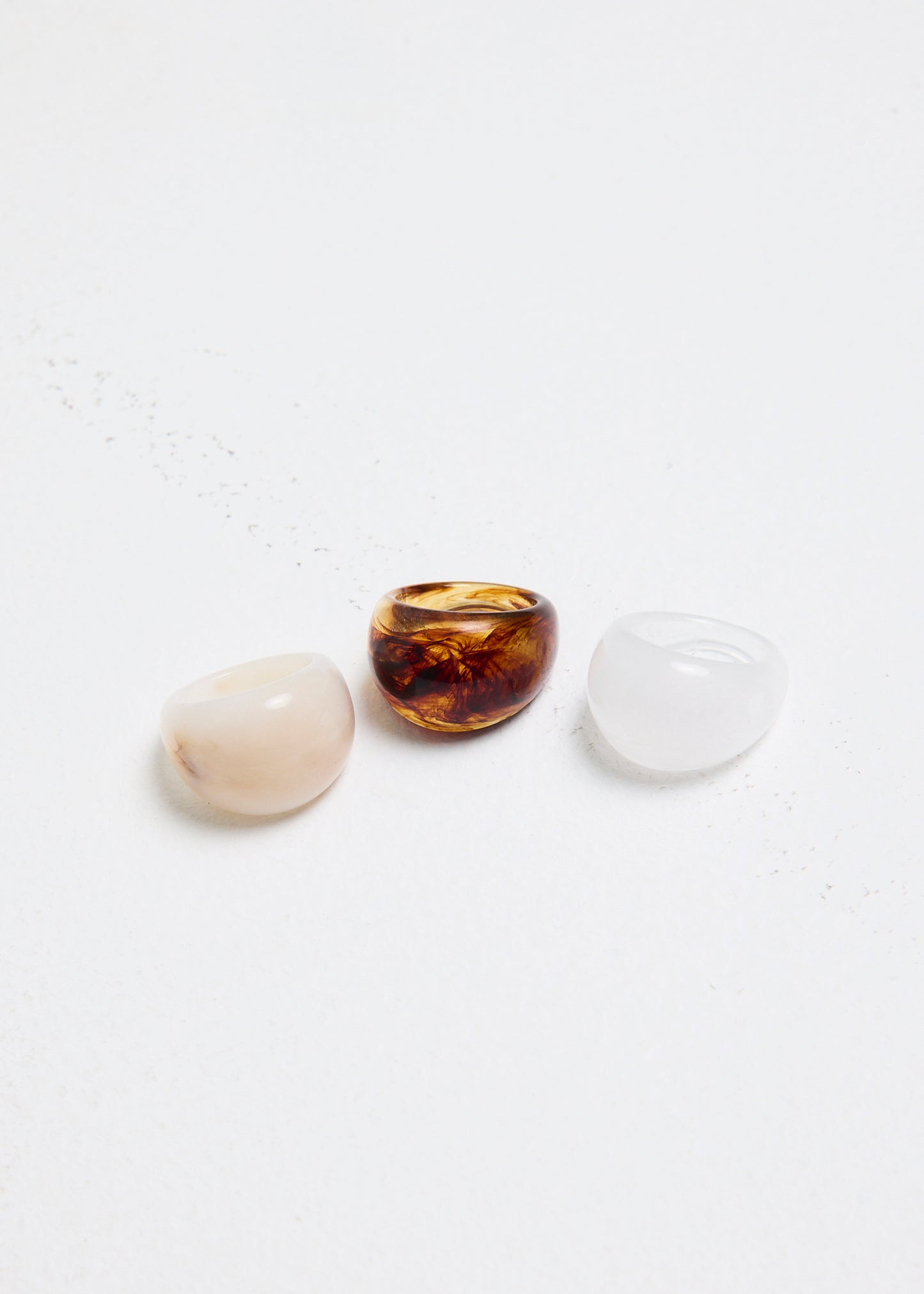 Resin Ring Natural 3 Pack
