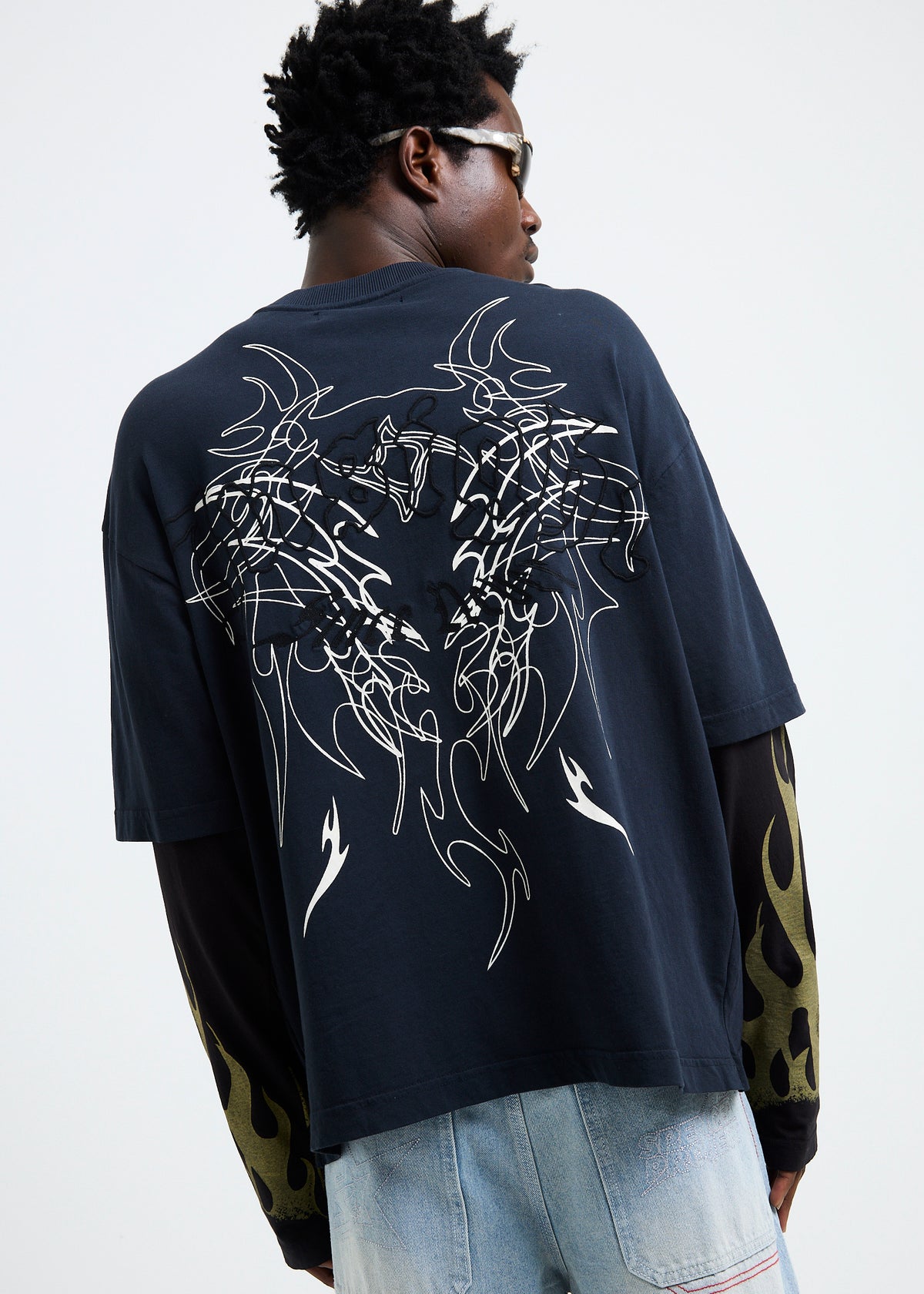 Damour Long Sleeve Tee BLACK
