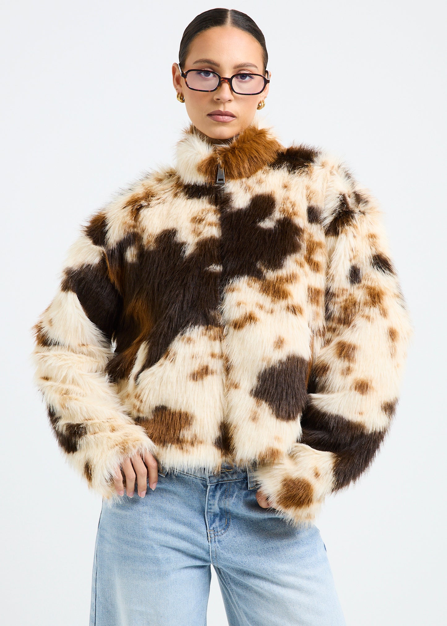 Highland Cow Print Jacket