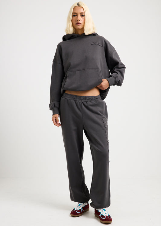 Joni Distressed Sweatpants SLATE