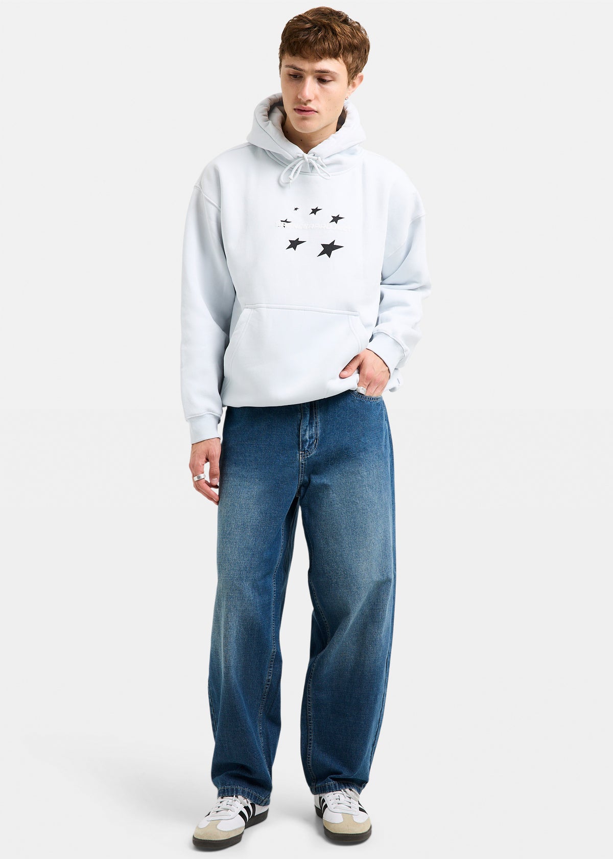 Voltage Baggy Denim Jeans SLUB GARAGE BLUE