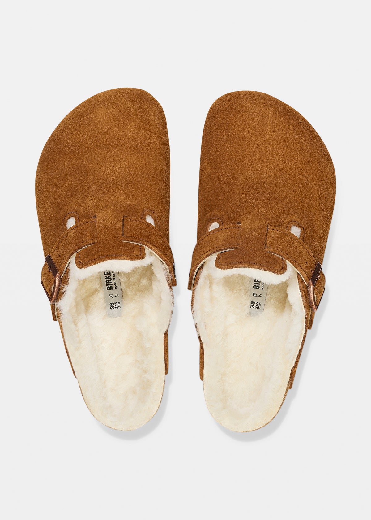 Boston Shearling Suede Leather