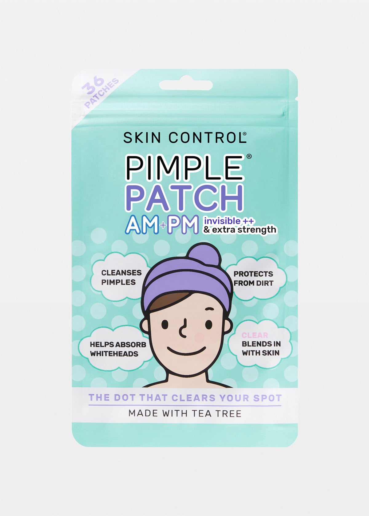 Skin Control Pimple Patch Am & Pm Mixed 36Pk ASSORTED