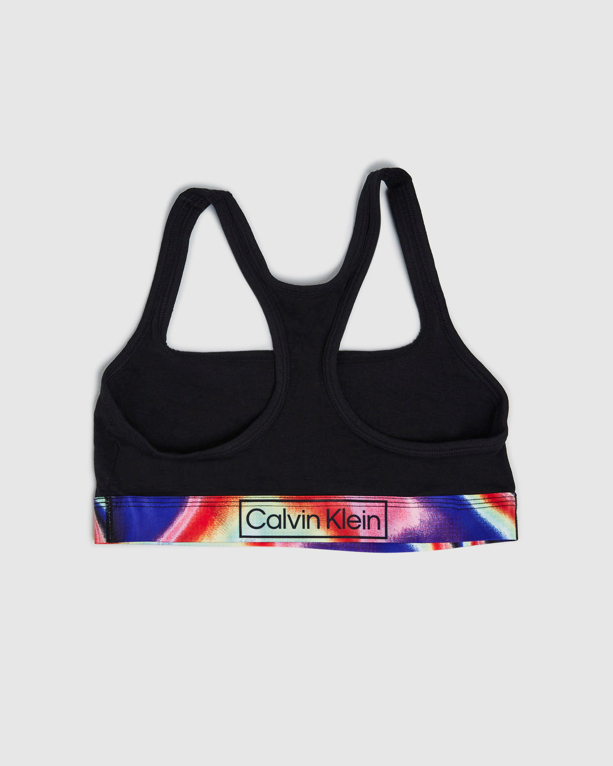 Reimagined Heritage Pride Cotton Unlined Bralette Black BLACK
