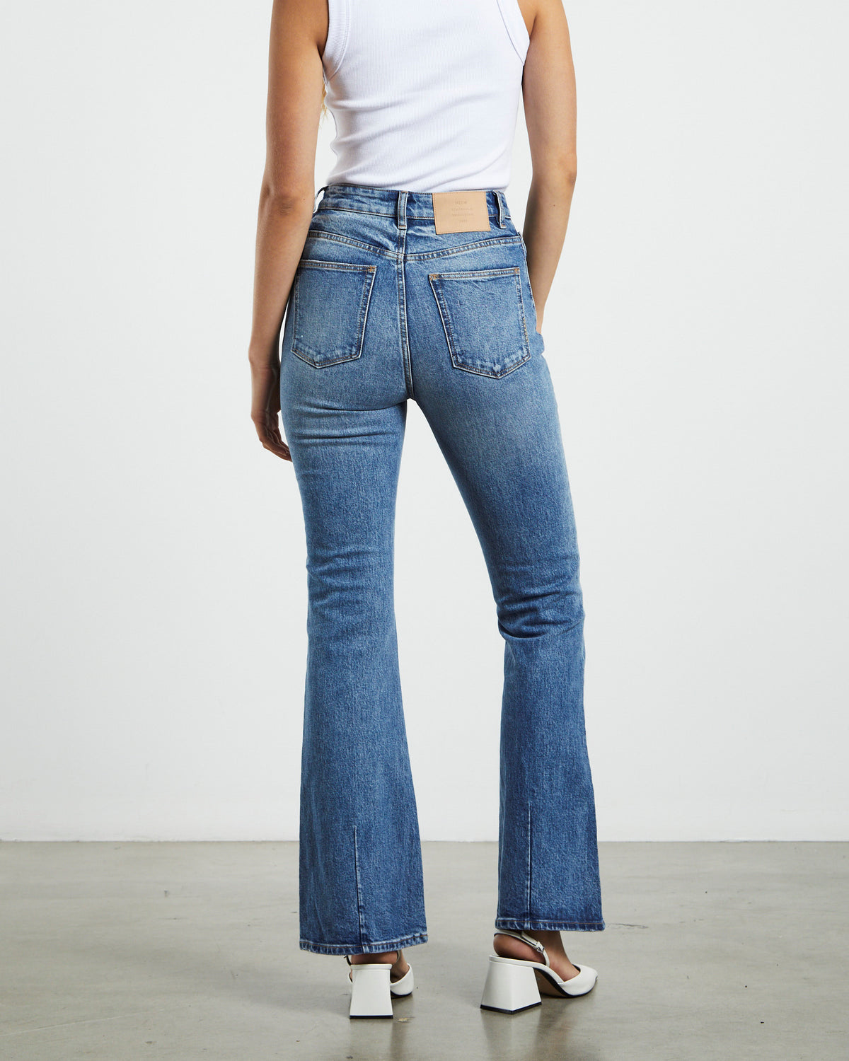 Debbie Bootcut Jeans Atmosphere Blue BLUE