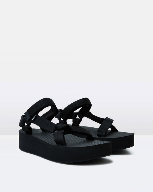 W Flatform Universal Sandals BLACK